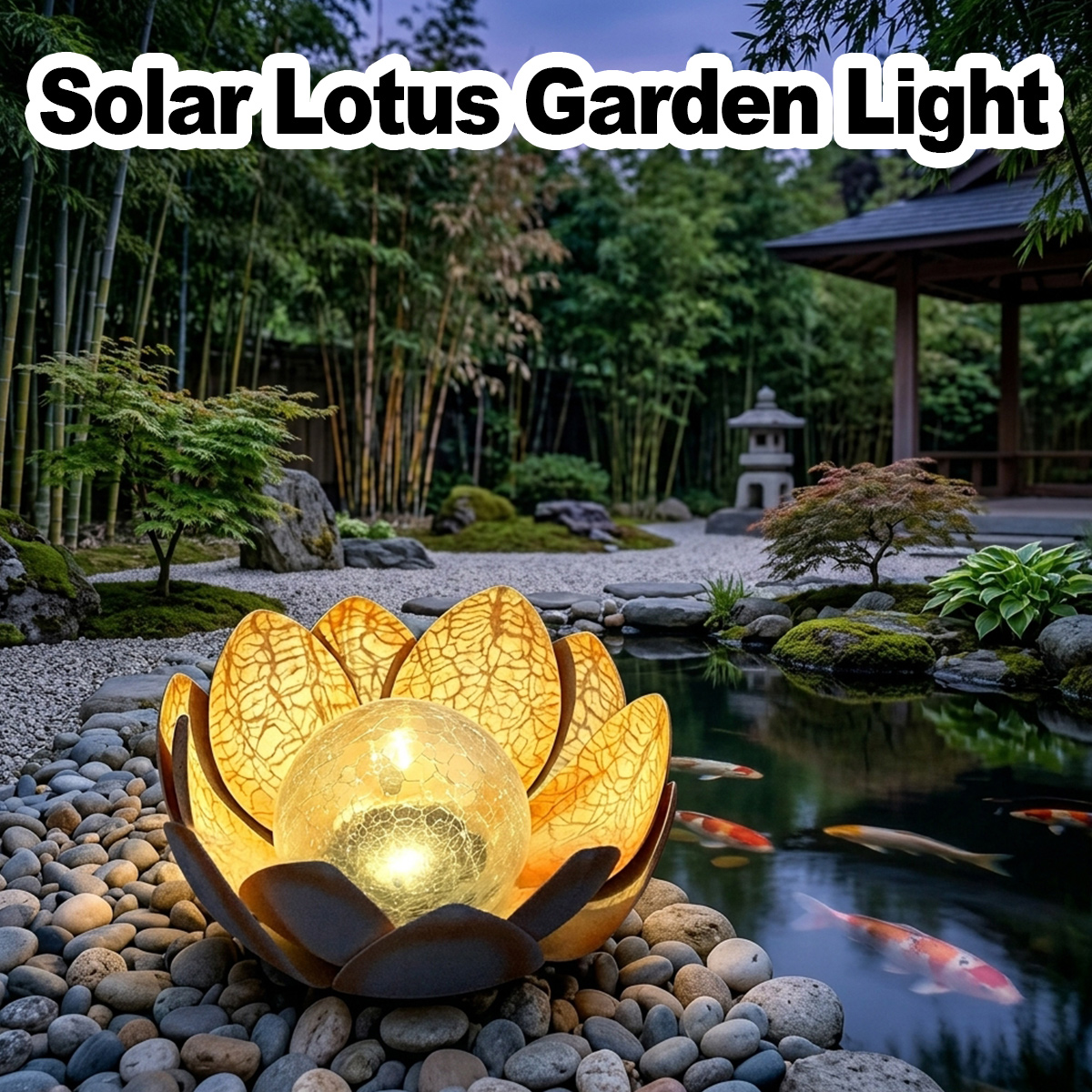 Outdoor Lighting Art - Solar Lotus Garden Light Weatherproof Outdoor