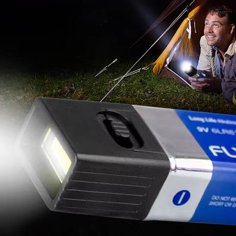 Outdoor Lighting Not Working - New Mini 9V Battery Flashlight LED