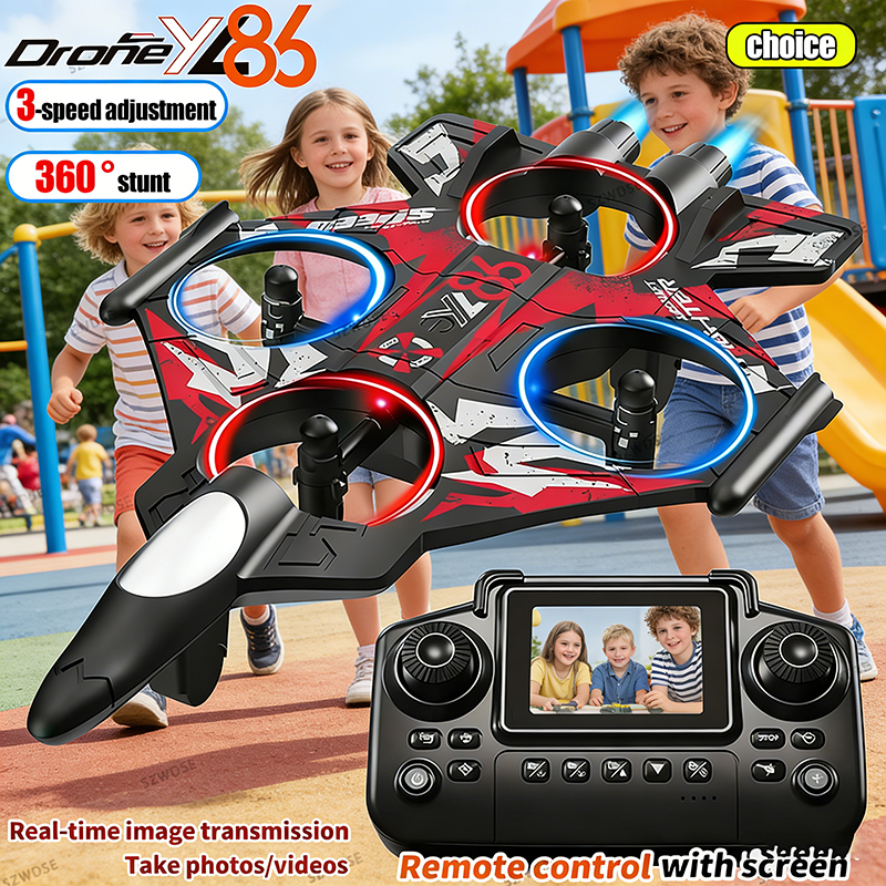 Outdoor Lighting Video - 2026 New YL86 RC Foam Airplane