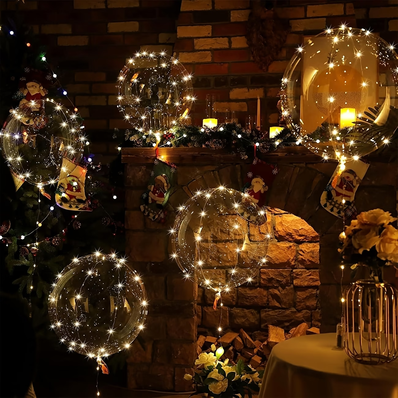 Outdoor Lighting Effects - 20pcs Set Bobo Balloons with LED