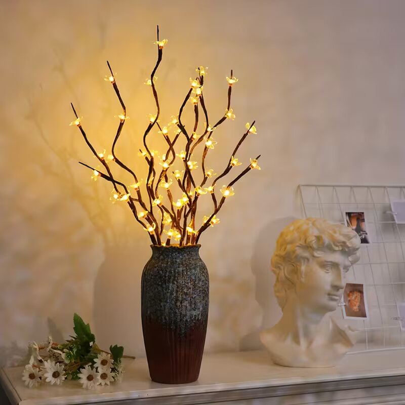 Outdoor Lighting Effects - 1/2PC 20LED Cherry Blossom Tree Branch