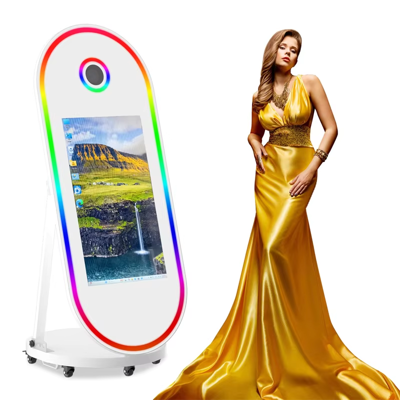 Outdoor Lighting Rental - Magic Mirror Photo Booth Instant Print