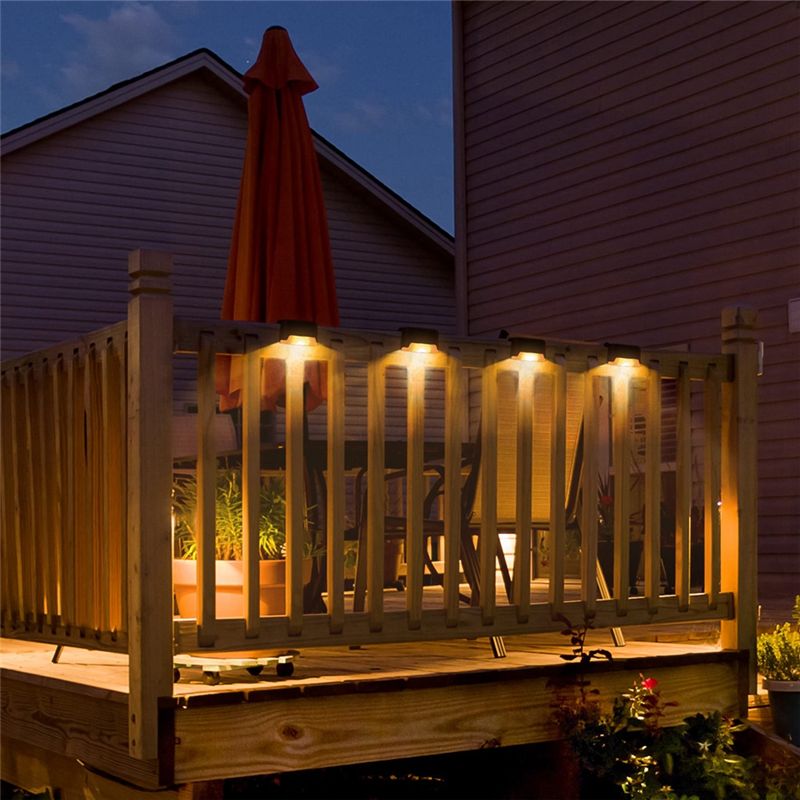 Deck Step Light - 【EXCLUSIVE!】Solar Deck Lights Outdoor 16 Pack,