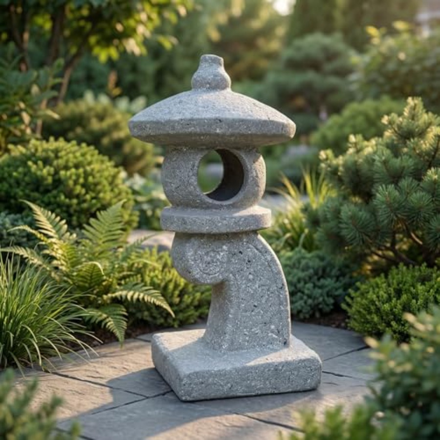 14'' High Asian Solar-Powered  – Outdoor Zen Lighting Bewertung und Preis
