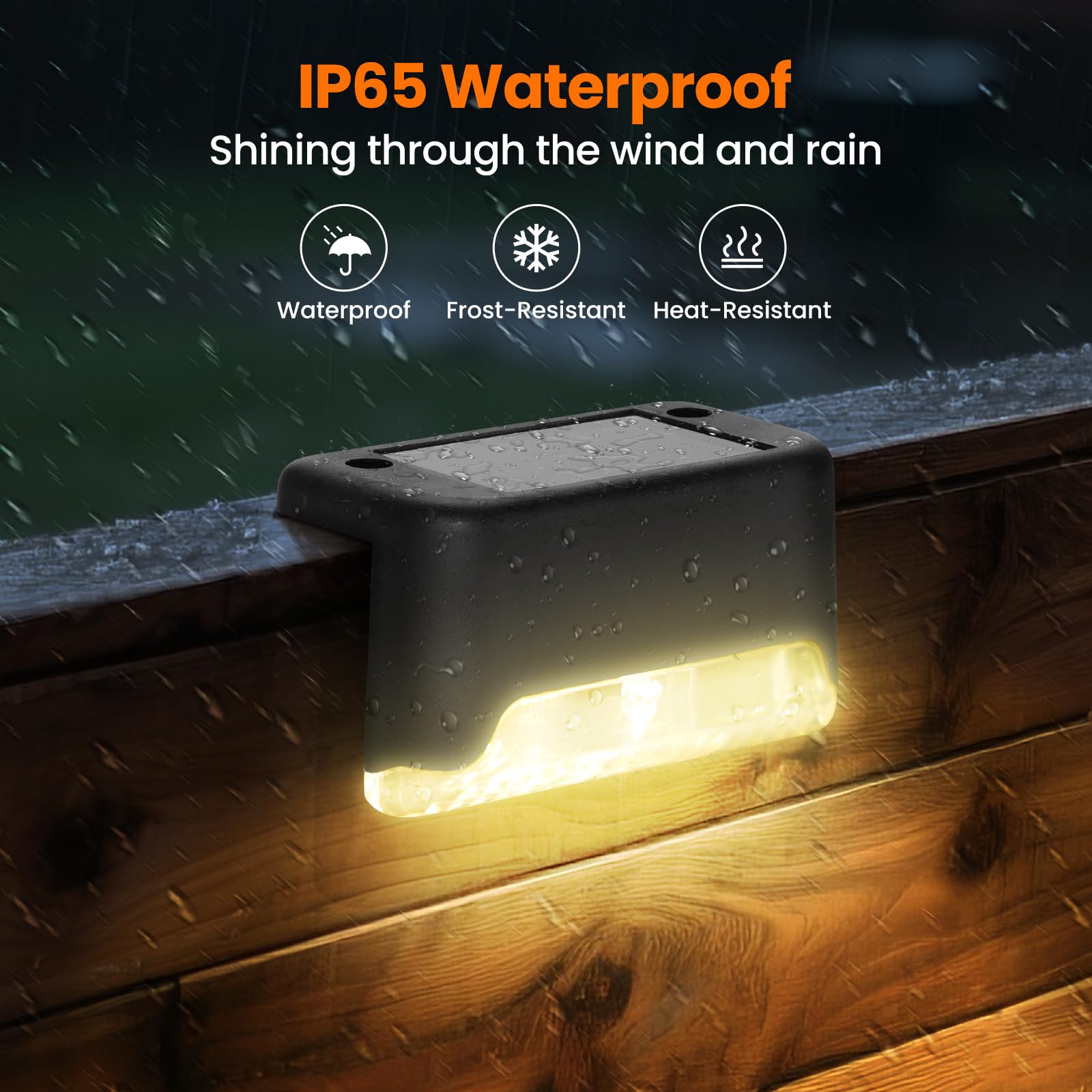 Solar Deck Lights, 8 Pack LED  – Deck Step Light Bewertung und Preis