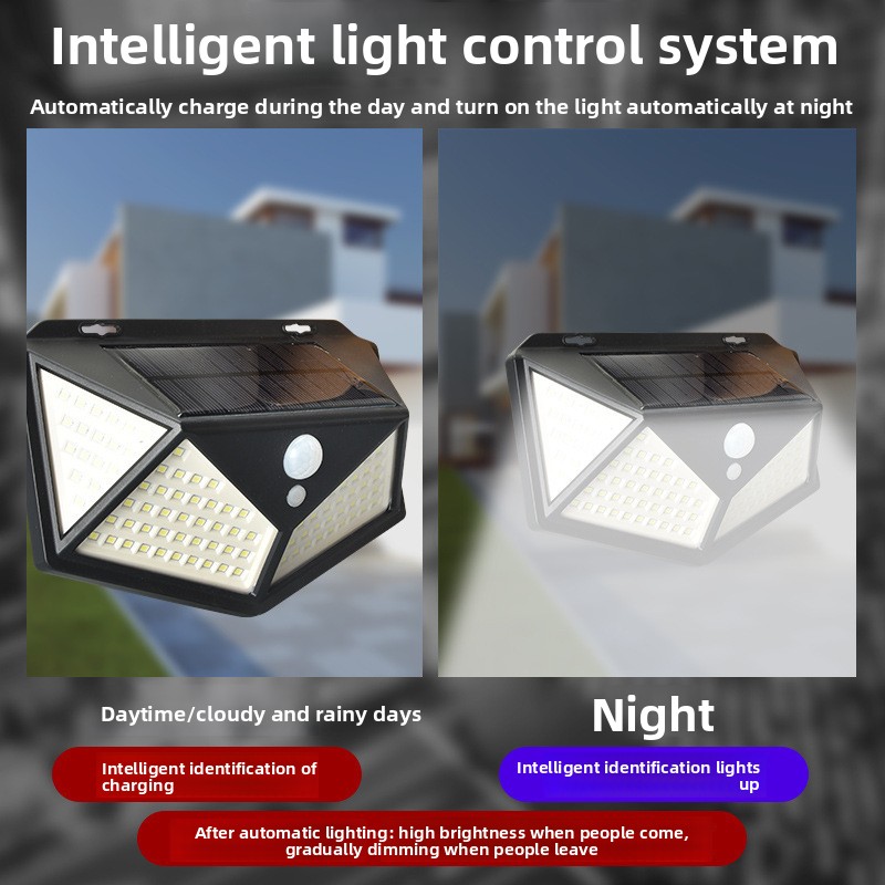 114LED Solar Panel Wall Light, – Outdoor Lighting On Amazon Bewertung und Preis