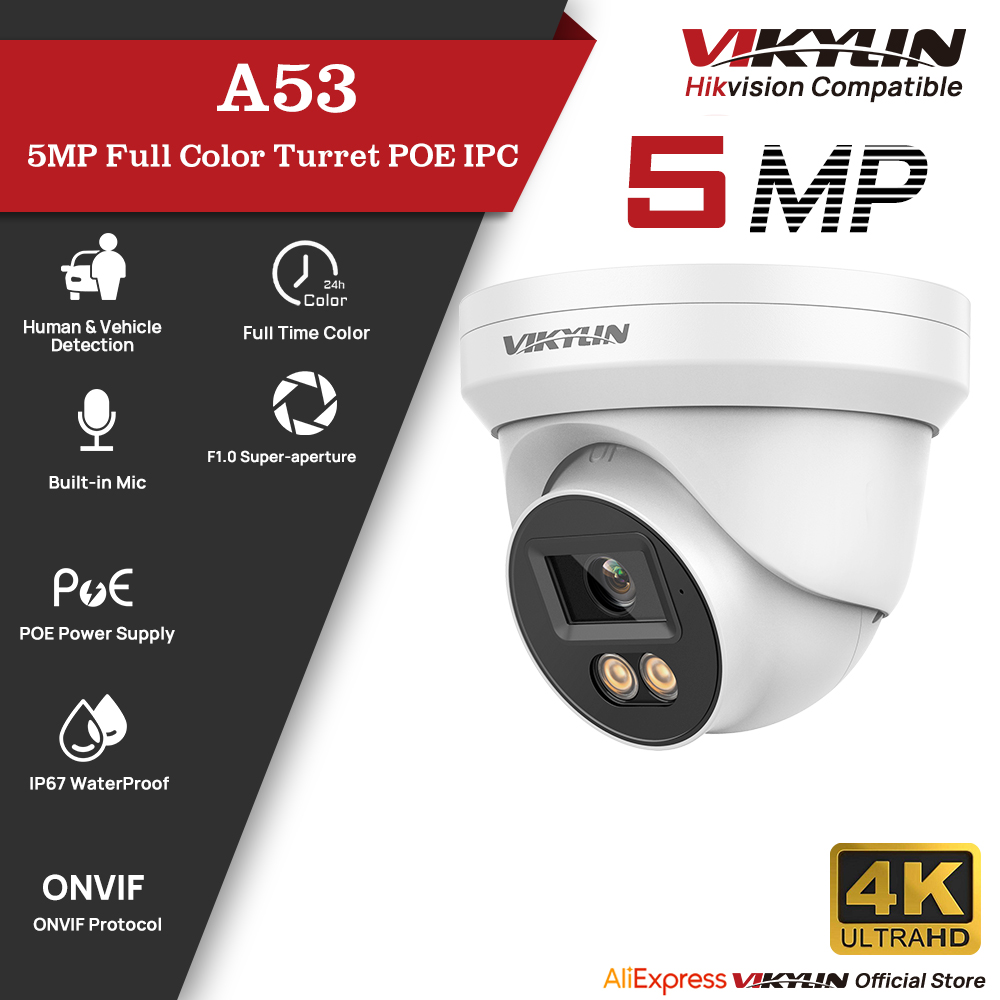 VIKYLIN 5MP Full Color Night V – Outdoor Lighting Mains Powered Bewertung und Preis