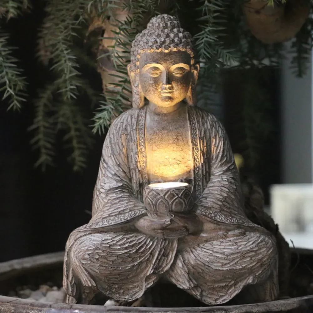 Outdoor Solar Buddha Statue Li – Outdoor Zen Lighting Bewertung und Preis