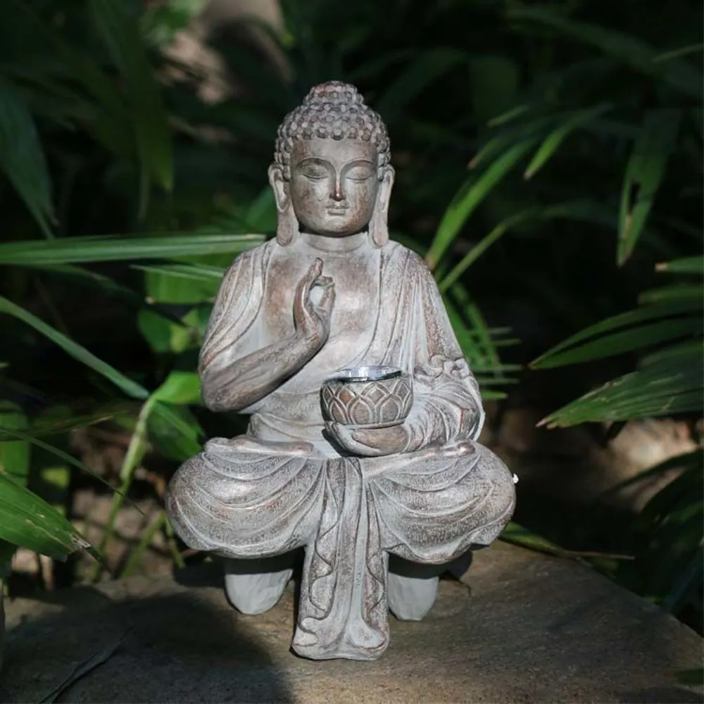 Outdoor Solar Buddha Statue Li – Outdoor Zen Lighting Bewertung und Preis