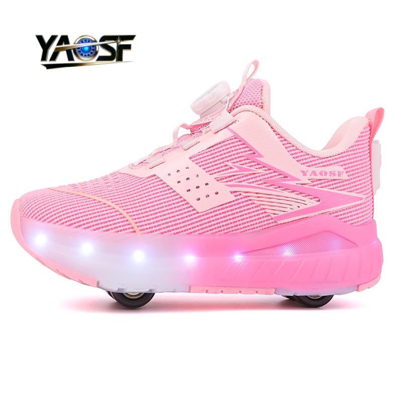 Kids 4-Wheel LED Light Up Shoe – Outdoor Lighting Effects Bewertung und Preis