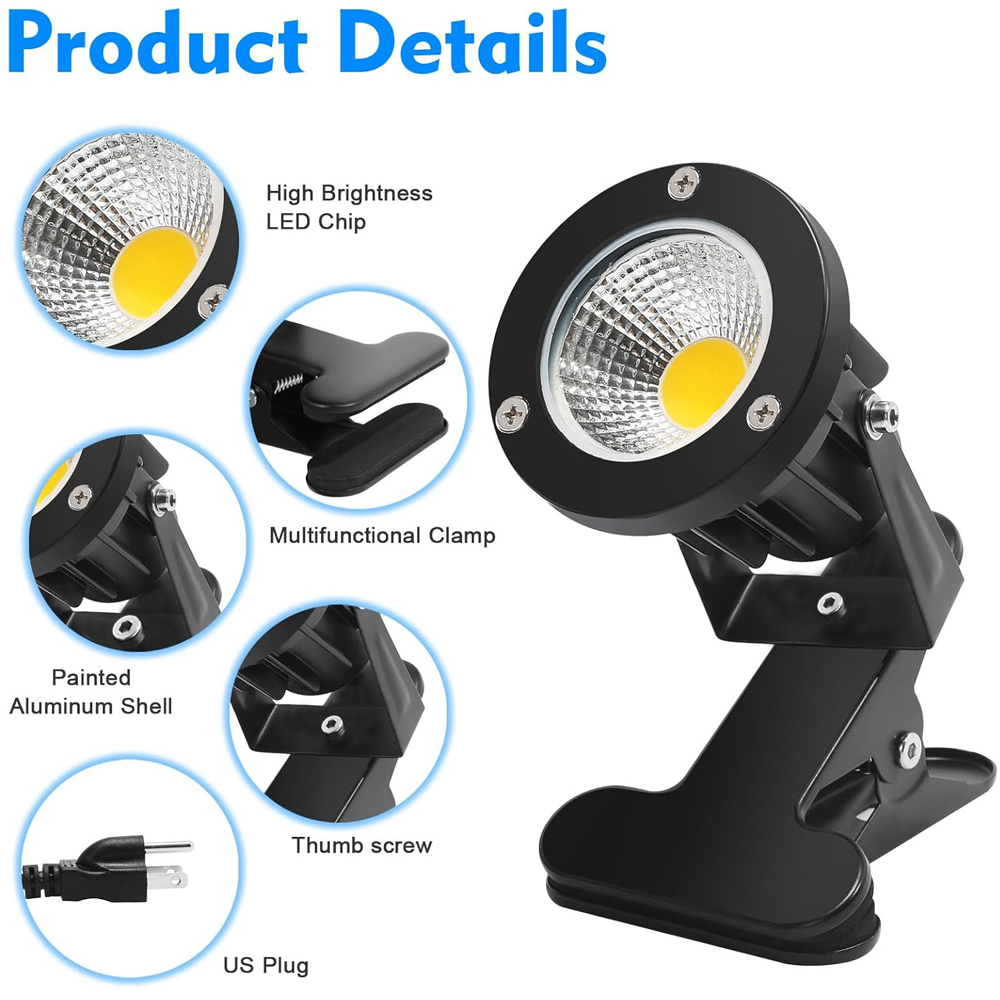Clip On Spot Light Plug in Wat – Outdoor Lighting Uk Bewertung und Preis
