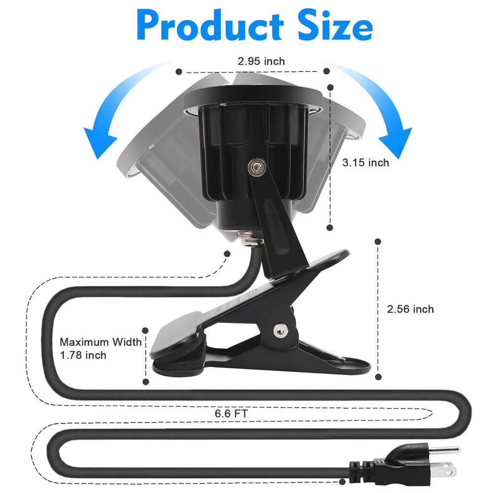 Clip On Spot Light Plug in Wat – Outdoor Lighting Uk Bewertung und Preis