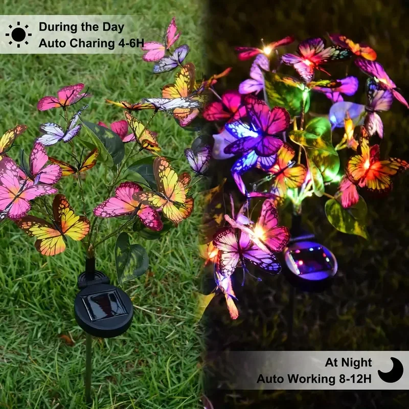 Solar LED Butterfly Garden Lig – Outdoor Lighting Effects Bewertung und Preis