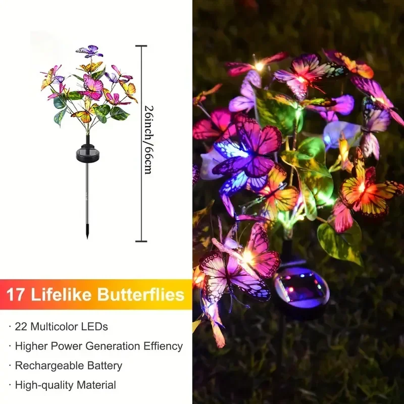 Solar LED Butterfly Garden Lig – Outdoor Lighting Effects Bewertung und Preis