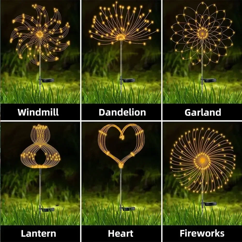 LED Solar Firework Path Lights – Outdoor Lighting Art Bewertung und Preis