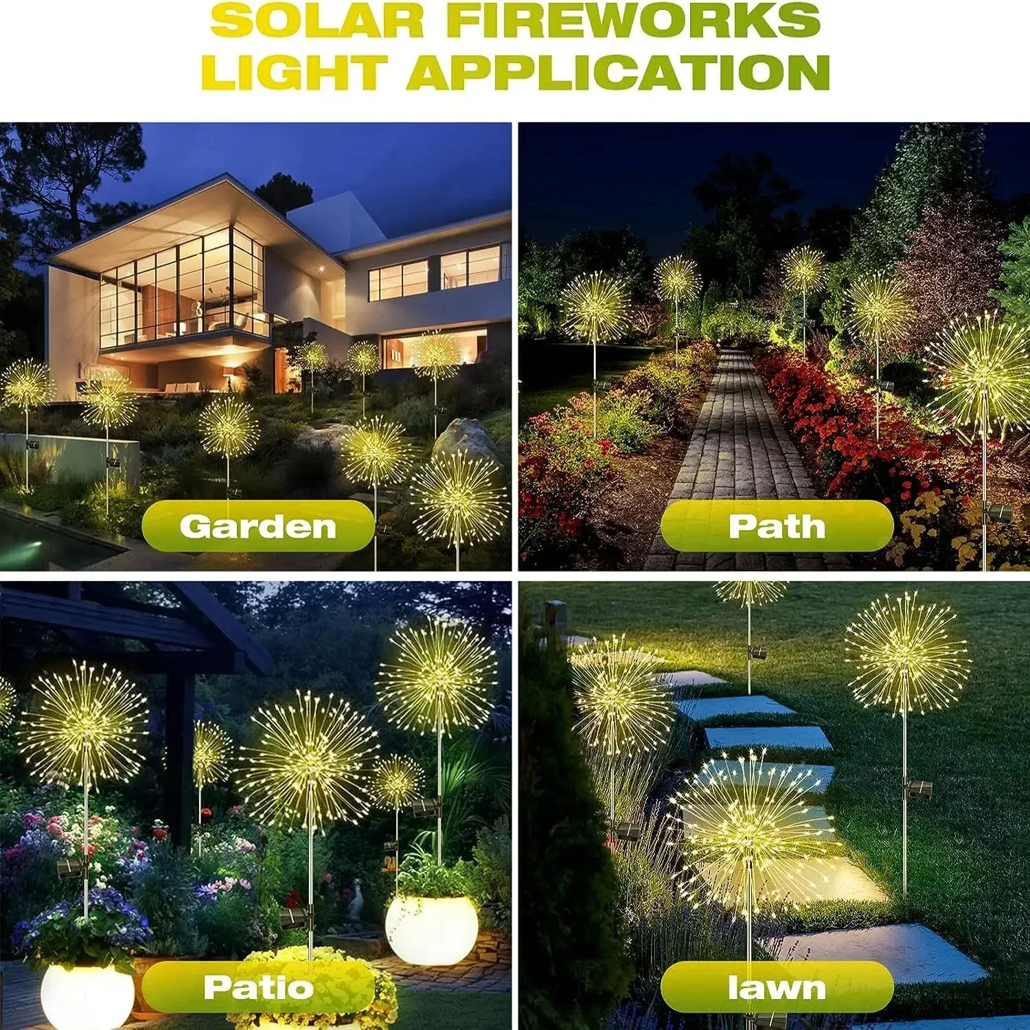 LED Solar Firework Path Lights – Outdoor Lighting Art Bewertung und Preis
