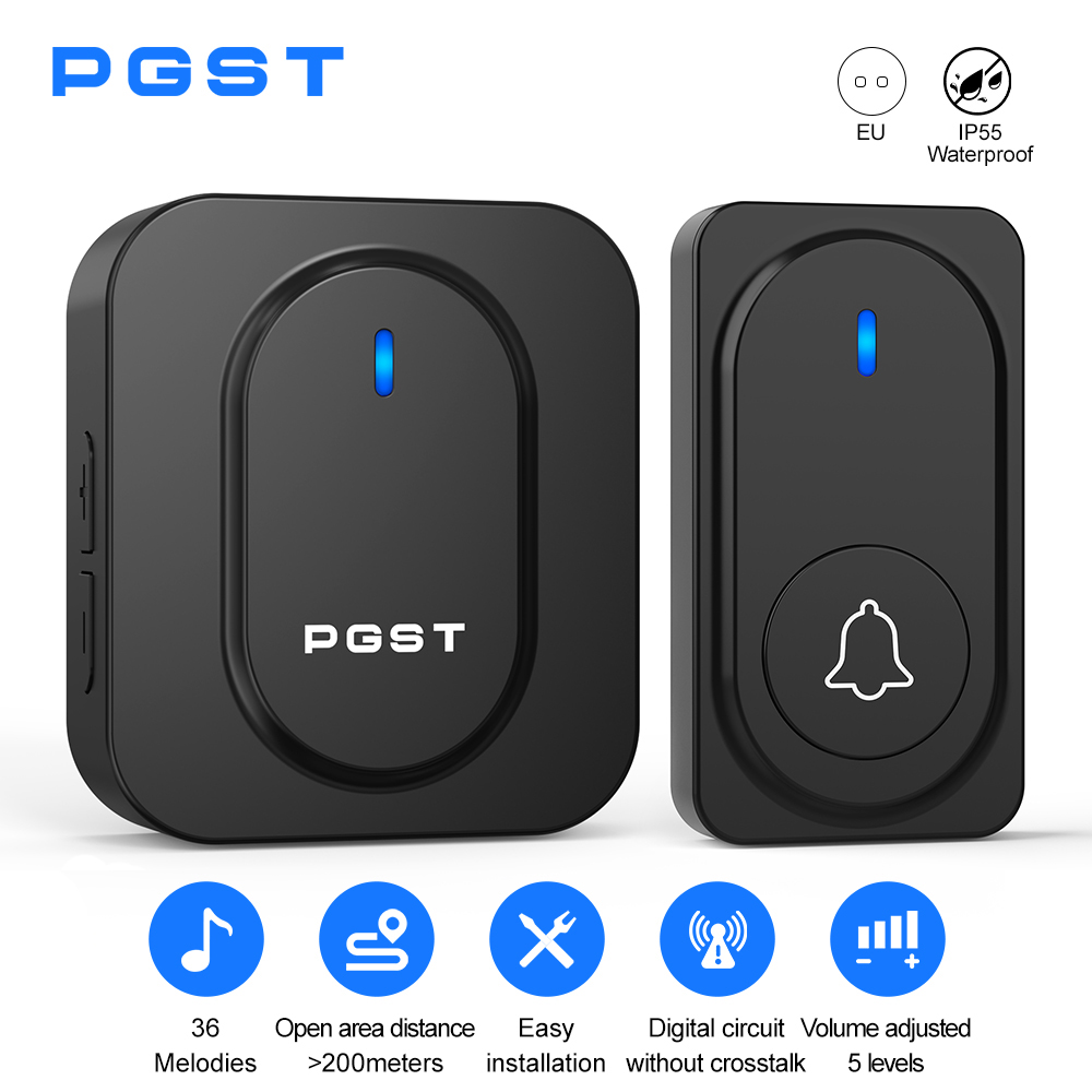 PGST Wireless Doorbell 36 Chim – Outdoor Lighting Wireless Bewertung und Preis