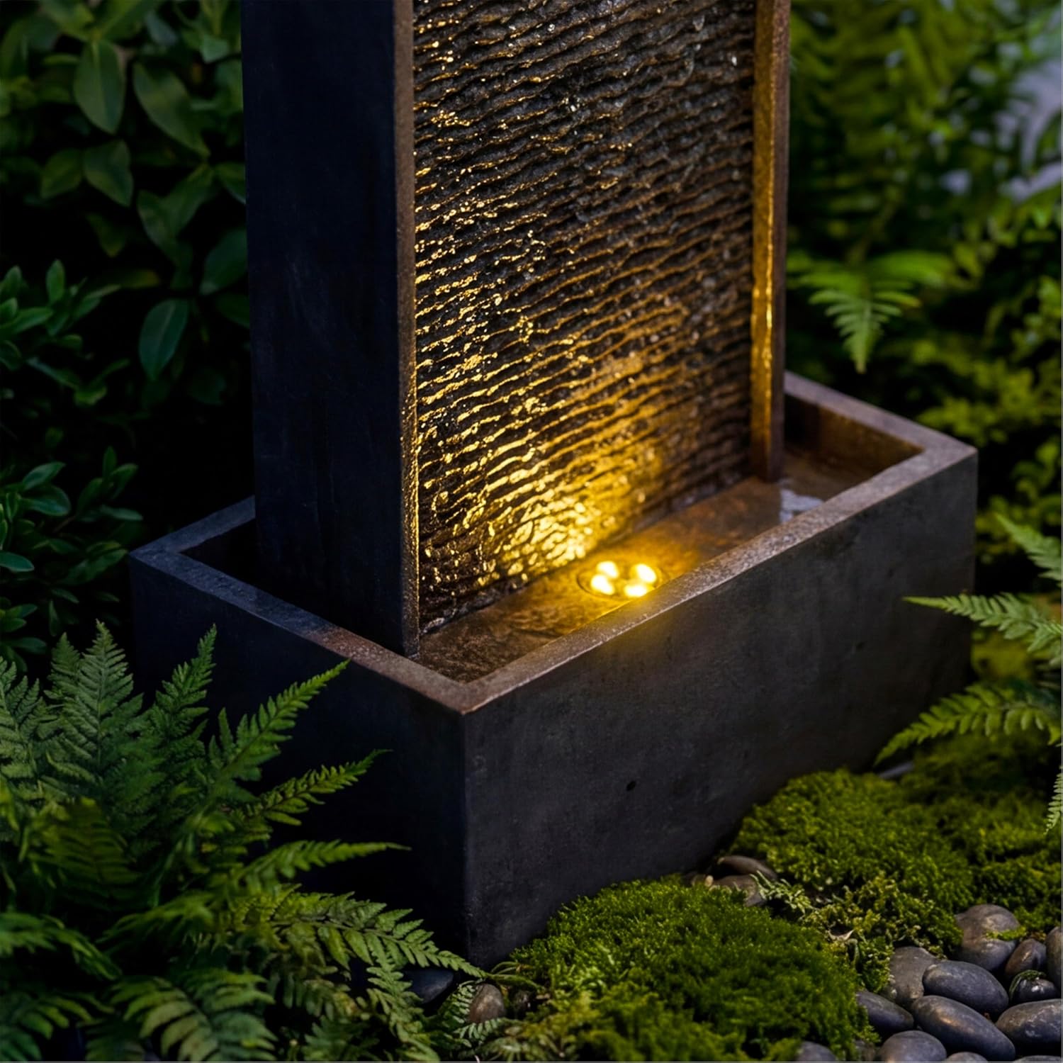 35-Inch Outdoor Water Fountain – Outdoor Lighting Art Bewertung und Preis