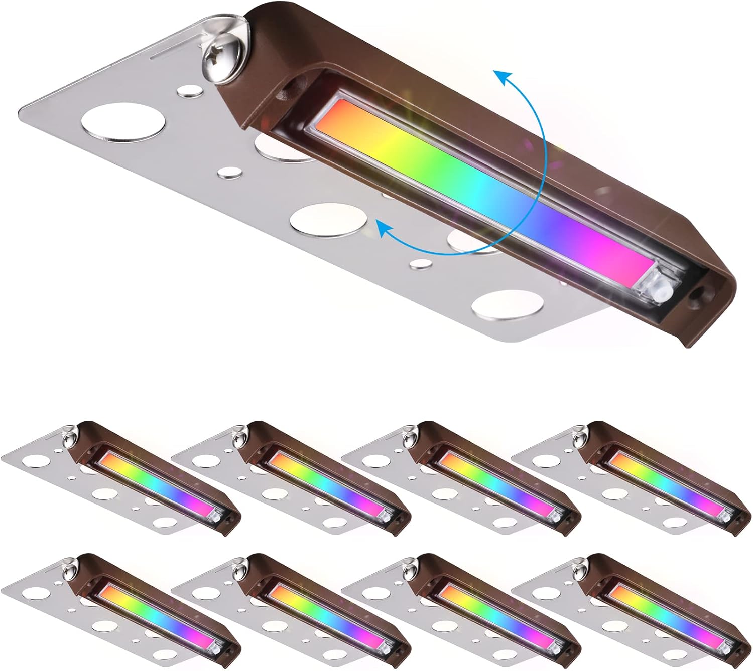8 Pack RGB 7 Inch 3W LED Retai – Outdoor Lighting Low Voltage Bewertung und Preis