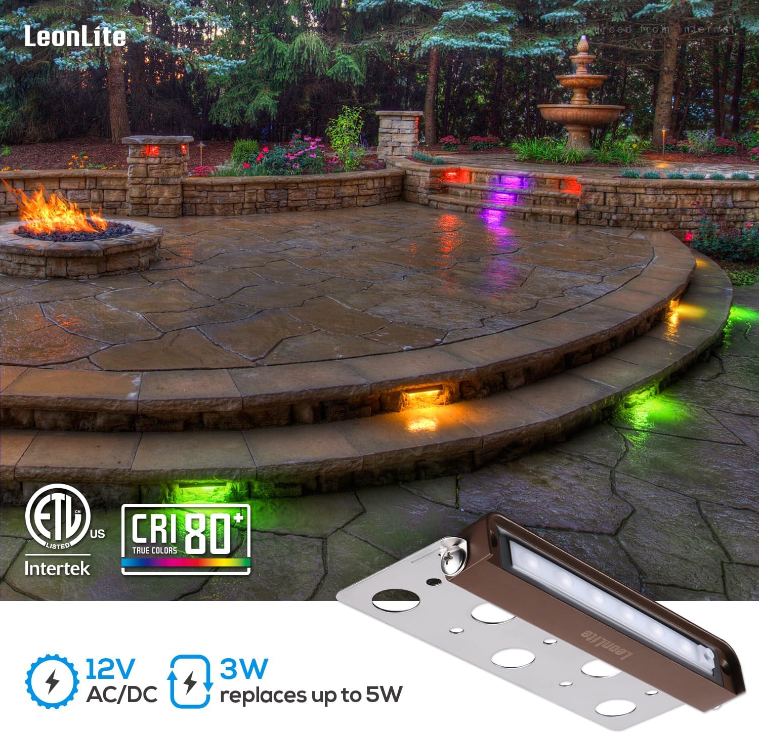 8 Pack RGB 7 Inch 3W LED Retai – Outdoor Lighting Low Voltage Bewertung und Preis
