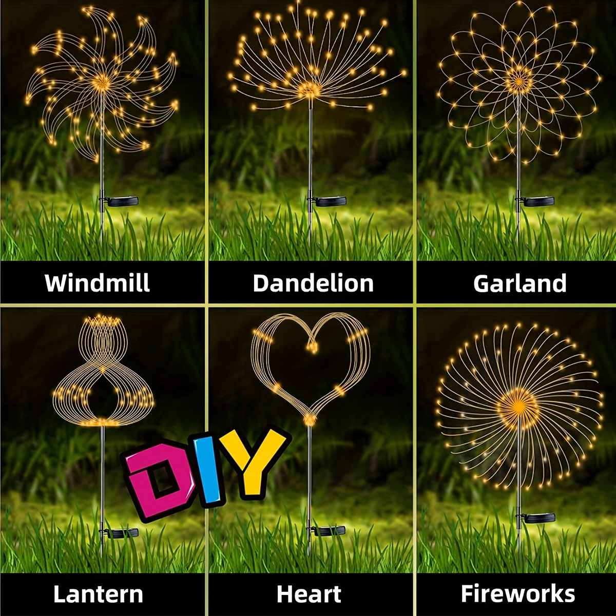 1 Pack Solar Firework Light Ou – Outdoor Lighting Low Voltage Bewertung und Preis