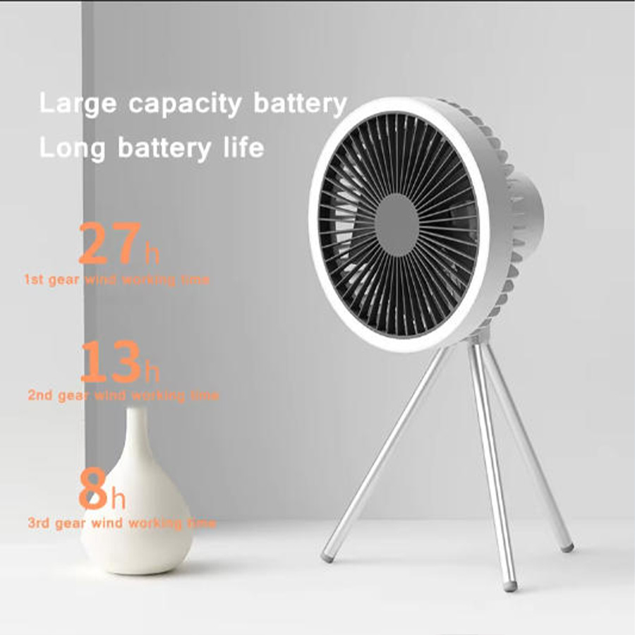 Portable Camping Fan With LED  – Outdoor Lighting Wireless Bewertung und Preis