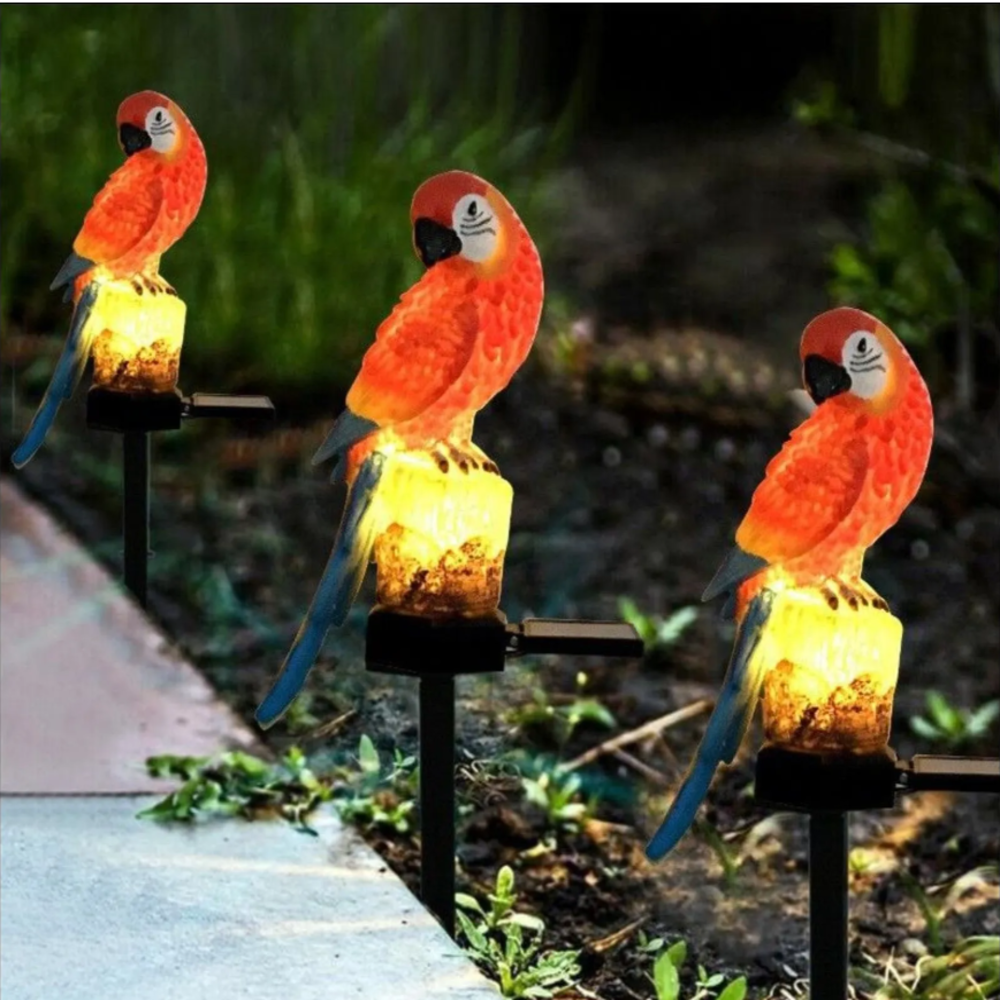 Solar Resin Parrot Decorative  – Outdoor Lighting Effects Bewertung und Preis