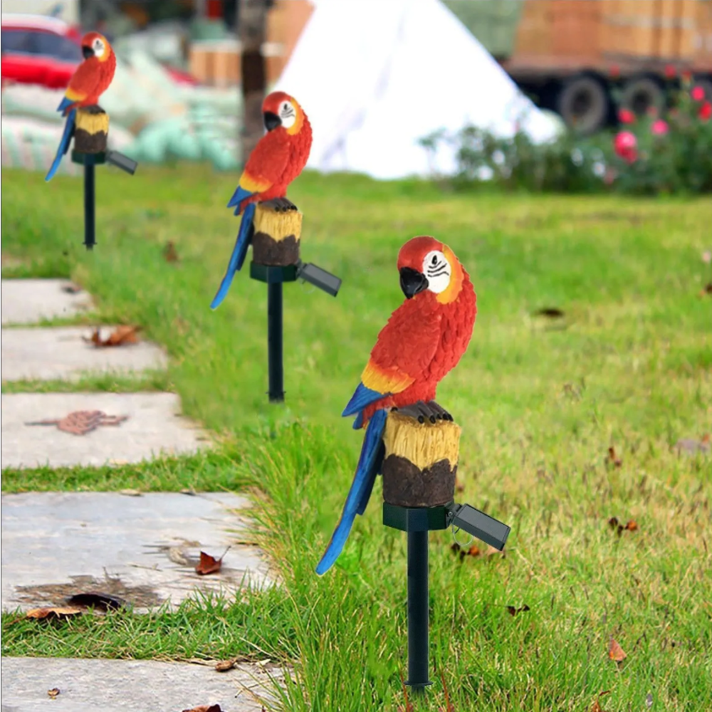Solar Resin Parrot Decorative  – Outdoor Lighting Effects Bewertung und Preis