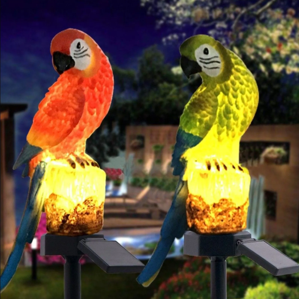 Solar Resin Parrot Decorative  – Outdoor Lighting Effects Bewertung und Preis