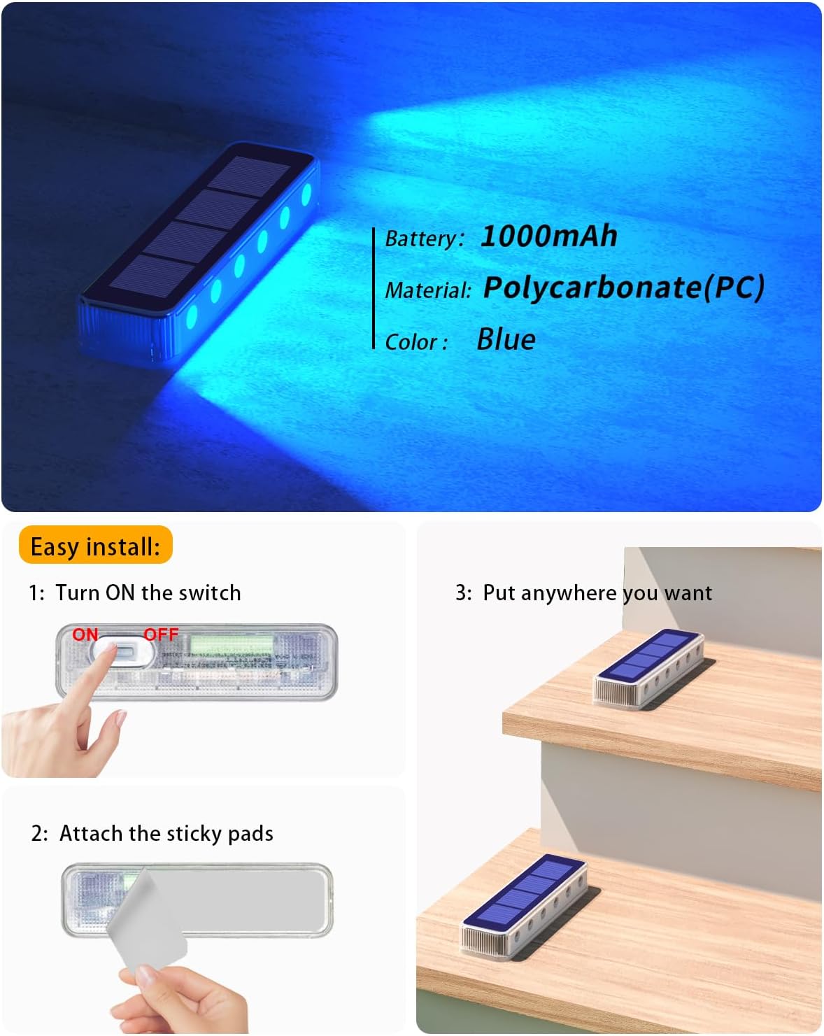 Outdoor Solar Deck Lights LED  – Deck Step Light Bewertung und Preis