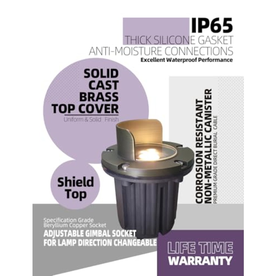 Brass Top Cover Landscape Well – Outdoor Lighting Low Voltage Bewertung und Preis