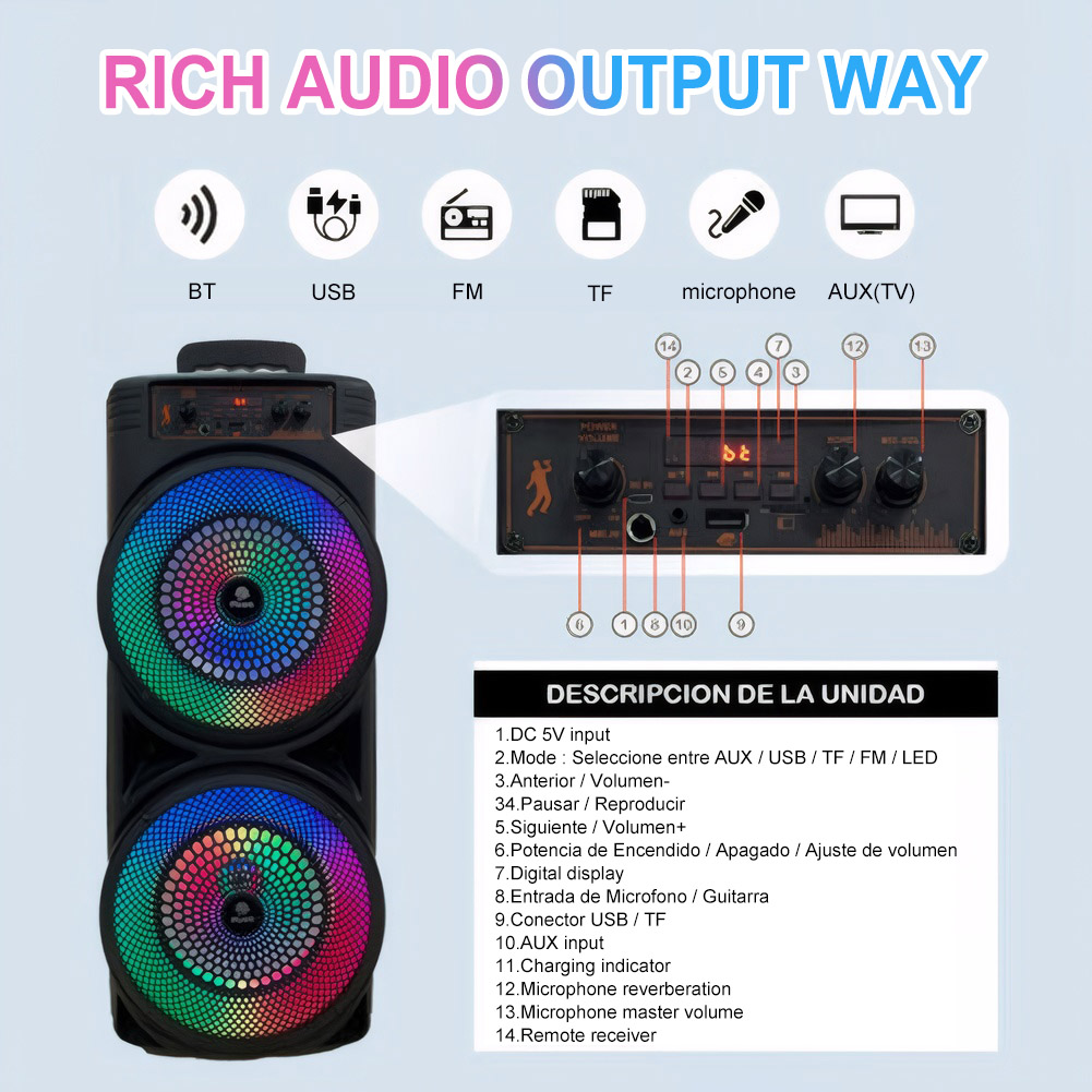 For Party Bluetooth Speaker Do – Outdoor Lighting Unit Bewertung und Preis