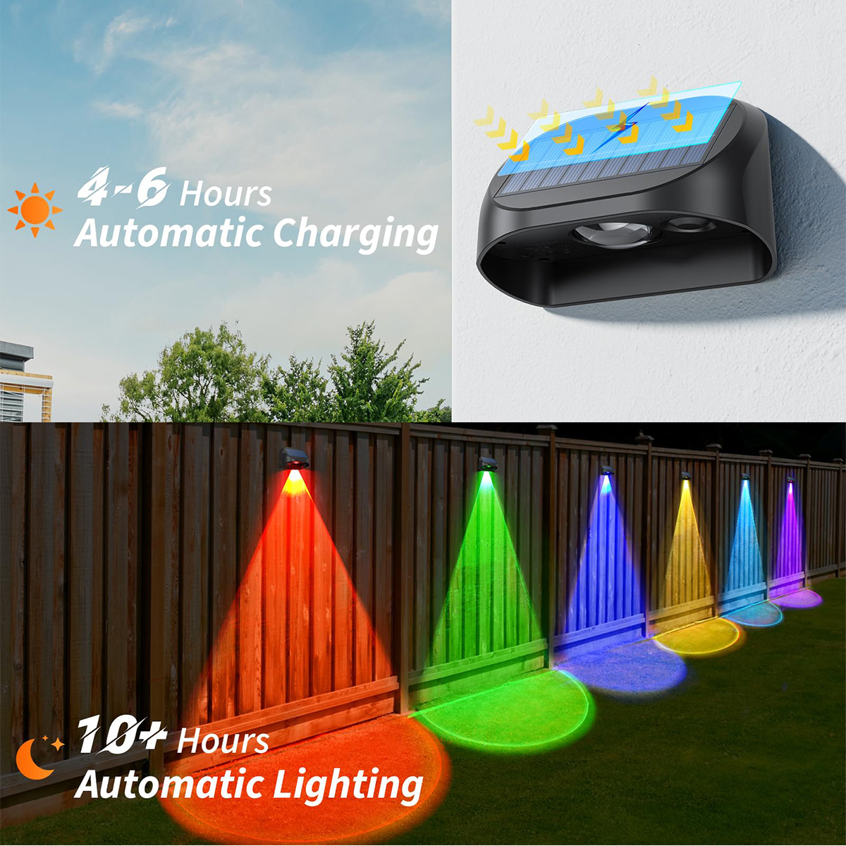 Solar Wall Lamp Solar Fence Li – Deck Step Light Bewertung und Preis