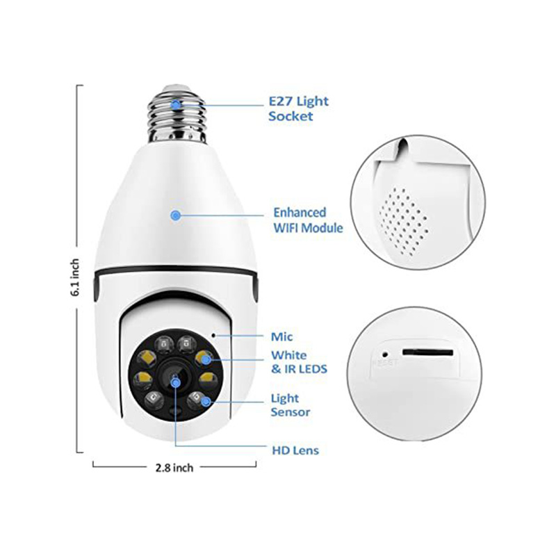 Saikiot 2MP 4MP V380 Pro Bulb  – Outdoor Lighting Mains Powered Bewertung und Preis
