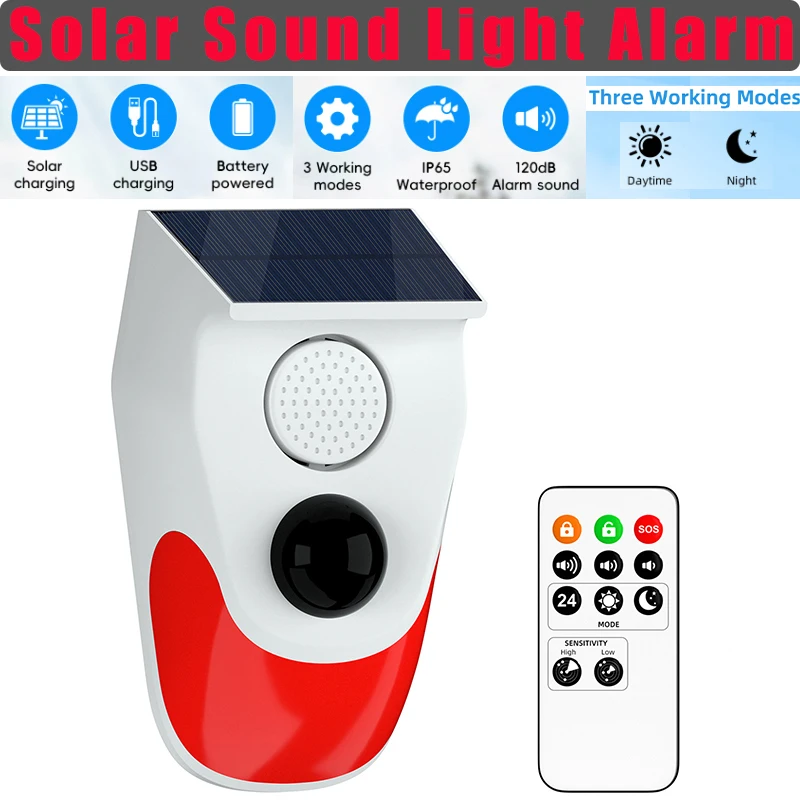 Solar Sound Light Alarm Wirele – Outdoor Lighting Wireless Bewertung und Preis