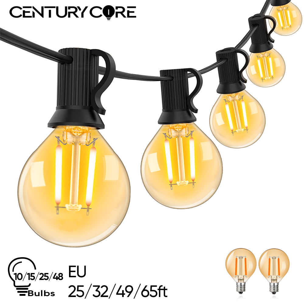 Vintage LED G40 Street Garland – Outdoor Lighting Uk Bewertung und Preis