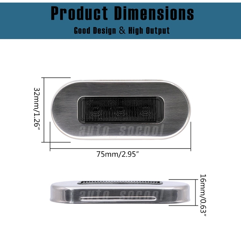 4 Pack 12V Boat Courtesy Light – Deck Step Light Bewertung und Preis