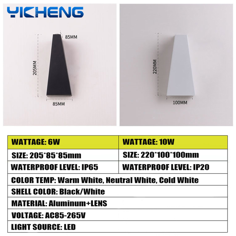 6W 10W LED Wall Lamp IP65 Wate – Outdoor Lighting Uk Bewertung und Preis