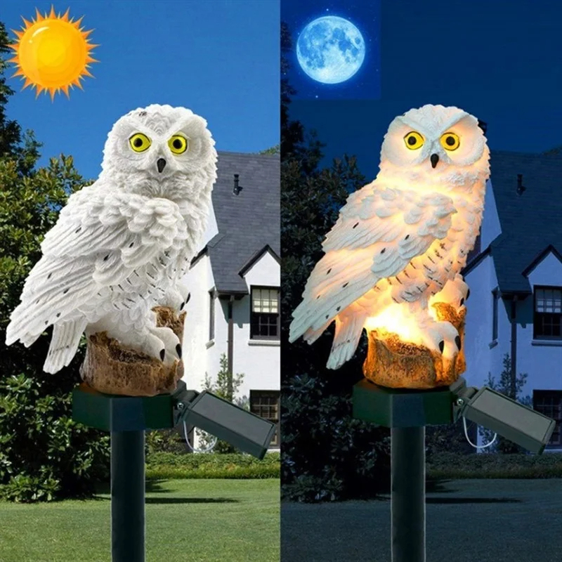 Solar Owl Statue Garden Light  – Outdoor Lighting Effects Bewertung und Preis