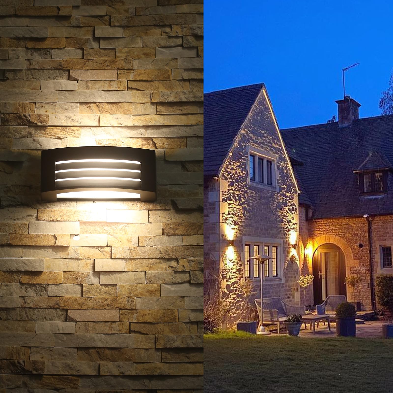Outdoor Wall Light, Aluminum E – Outdoor Lighting Mains Powered Bewertung und Preis