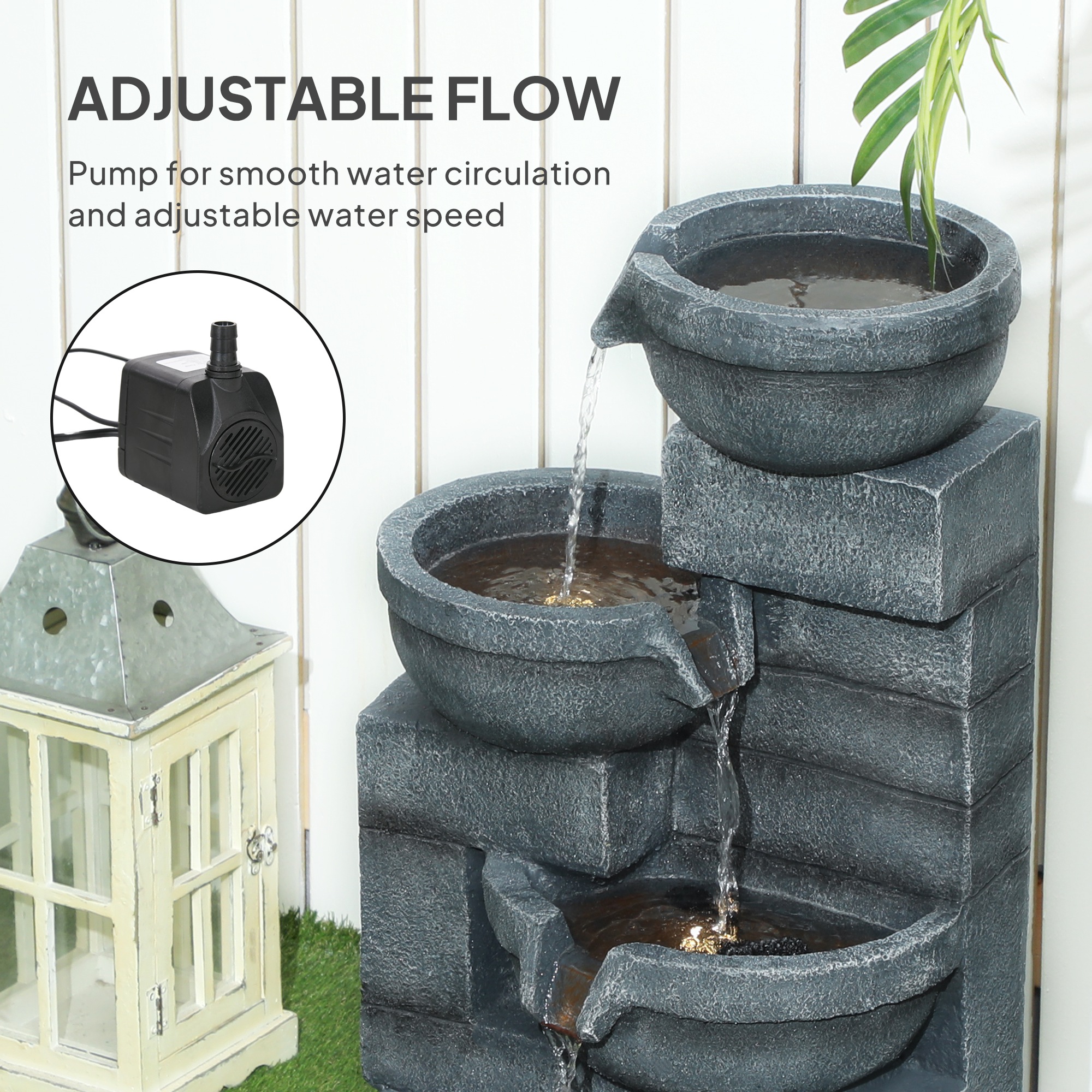 30 Inch Tall Outdoor Waterfall – Outdoor Zen Lighting Bewertung und Preis