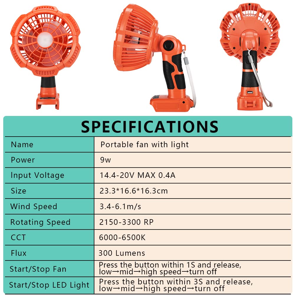 Portable Outdoor Fan for Black – Outdoor Lighting Unit Bewertung und Preis