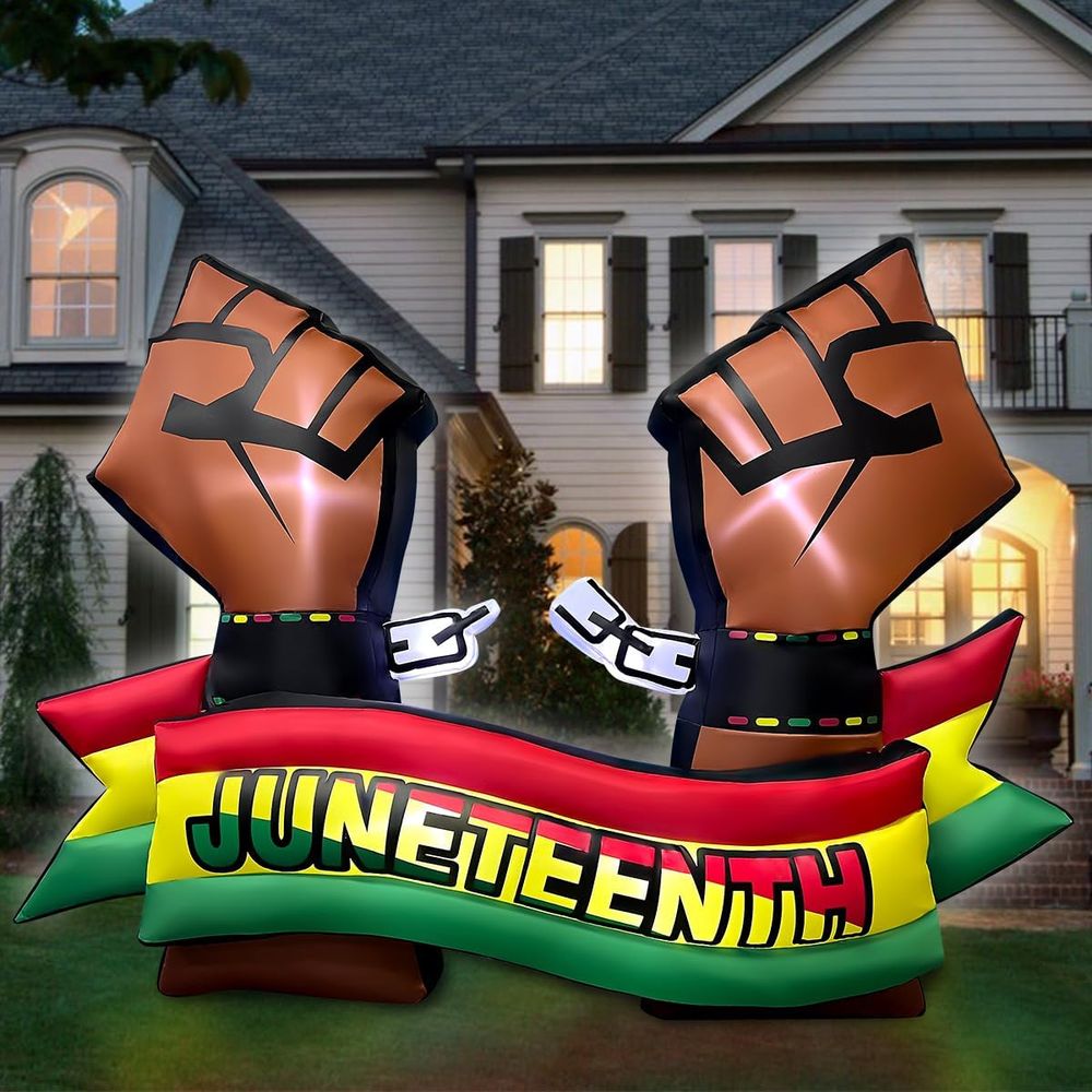 6.5FT Long Juneteenth Iatables – Outdoor Lighting Effects Bewertung und Preis