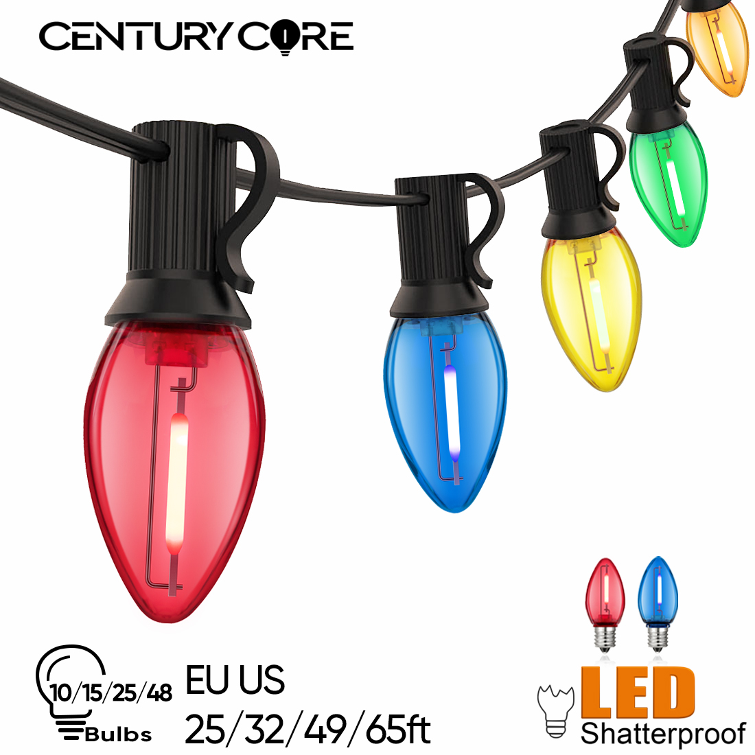 Plastics C7 Street Garland E12 – Outdoor Lighting Uk Bewertung und Preis