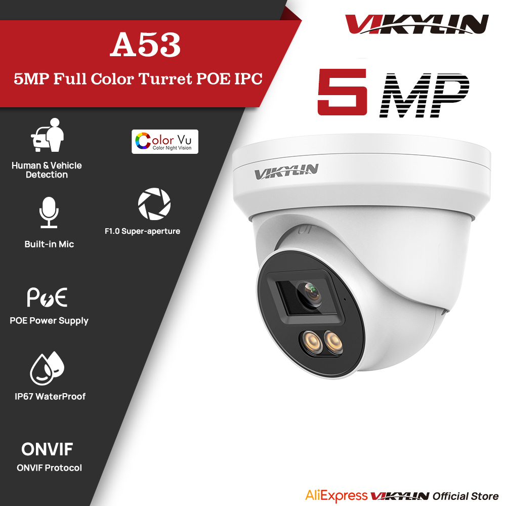 VIKYLIN 5MP IP Security Camera – Outdoor Lighting Mains Powered Bewertung und Preis