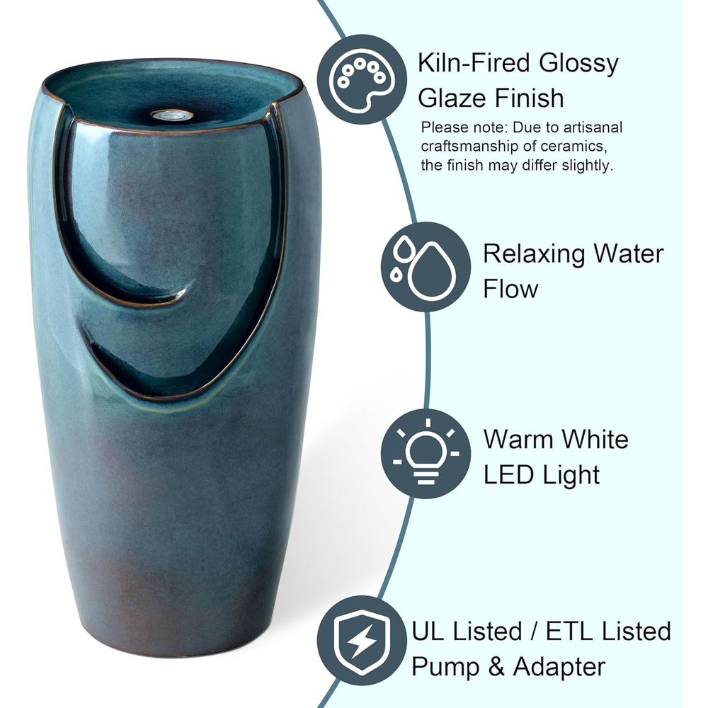 29.25 H Oversized Vase Outdoor – Outdoor Lighting Art Bewertung und Preis