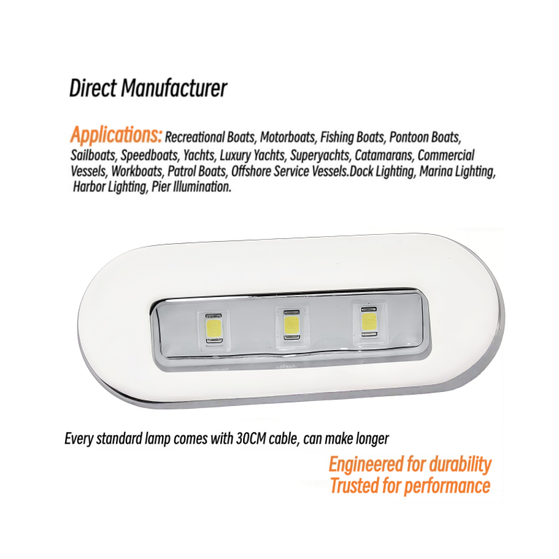 3W LED Courtesy Light 12V 24V  – Deck Step Light Bewertung und Preis