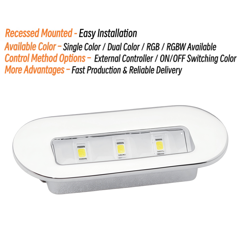 3W LED Courtesy Light 12V 24V  – Deck Step Light Bewertung und Preis