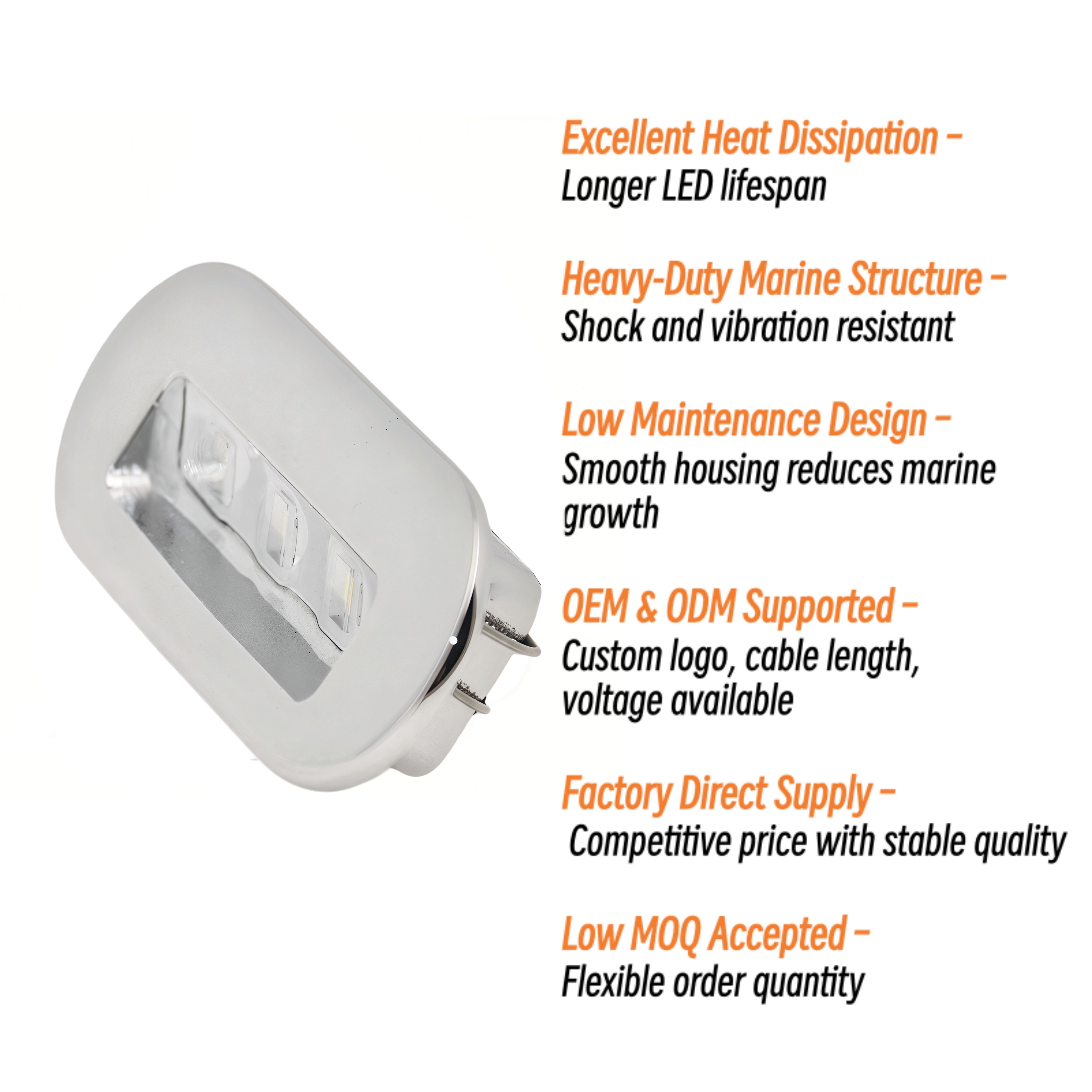 3W LED Courtesy Light 12V 24V  – Deck Step Light Bewertung und Preis