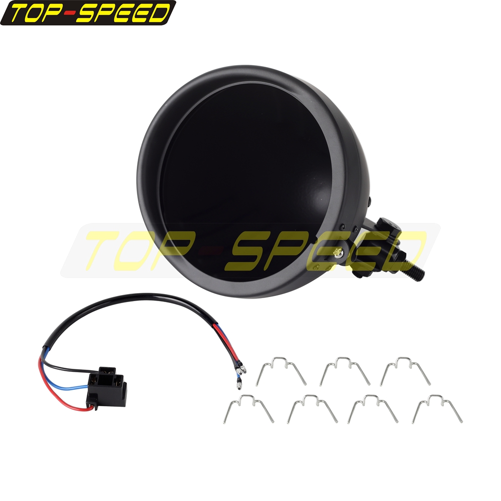 Black/Chrome Motorcycle Headla – Outdoor Lighting Unit Bewertung und Preis